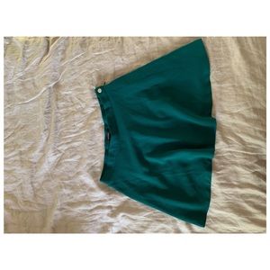 Green skater skirt